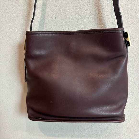 Coach Handbags - Coach | Vintage brown leather shoulder bag crossbody